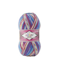 Yarn Alize Superwash Comfort melange (7654)
