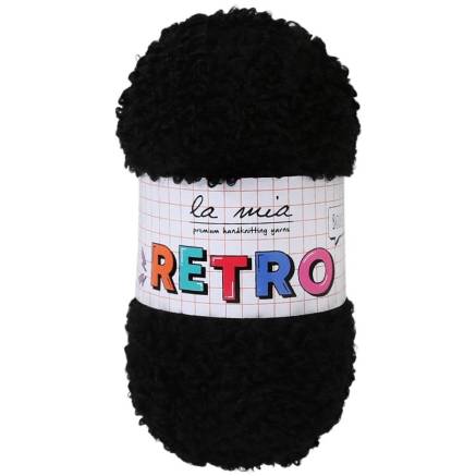 Yarn La Mia Retro black (LM6500)