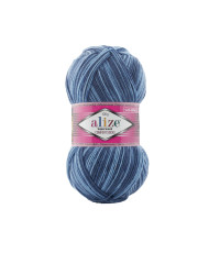 Yarn Alize Superwash Comfort melange (7677)