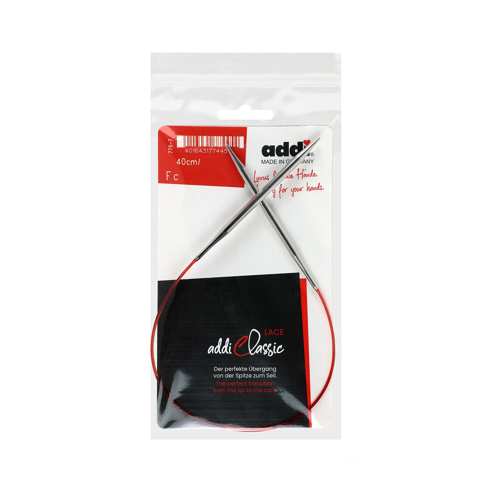 Buy Addi Lace Circular Needles 3 mm, 80 cm with long tips | Petelka