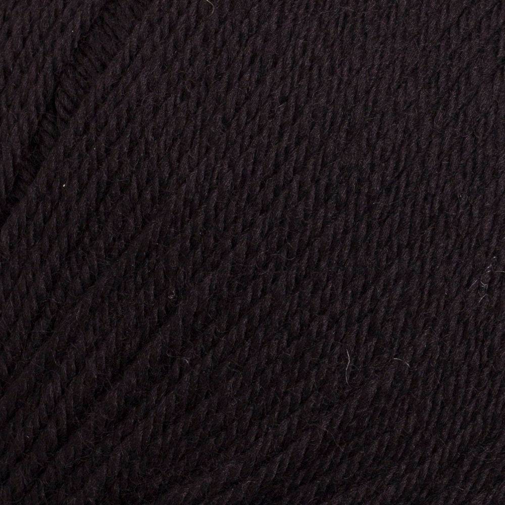 Merino wool yarn  La Mia Merino, black (L006)