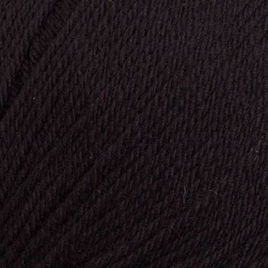 Merino wool yarn  La Mia Merino, black (L006)