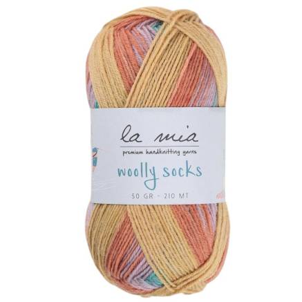 Sock yarn La Mia Woolly Socks multicolor (L04)