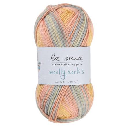Sock yarn La Mia Woolly Socks multicolor (L05)