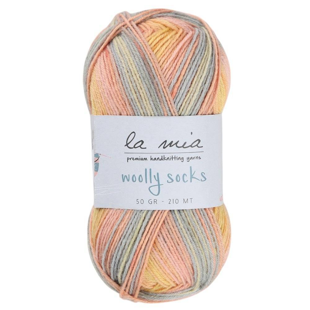 Sock yarn La Mia Woolly Socks multicolor (L05)