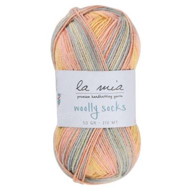 Sock yarn La Mia Woolly Socks multicolor (L05)