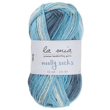 Sock yarn La Mia Woolly Socks multicolor (L06)