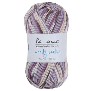 Sock yarn La Mia Woolly Socks multicolor (L08)