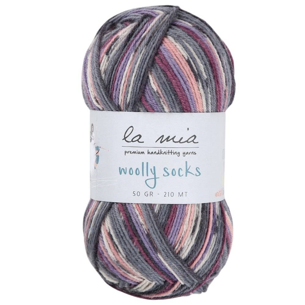 Sock yarn La Mia Woolly Socks multicolor (L13)