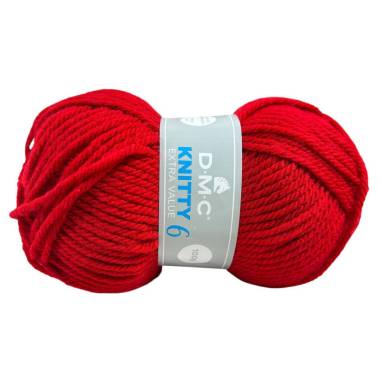 Пряжа DMC Knitty , червоний (698)