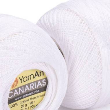 Пряжа YarnArt Canarias білий (1000)