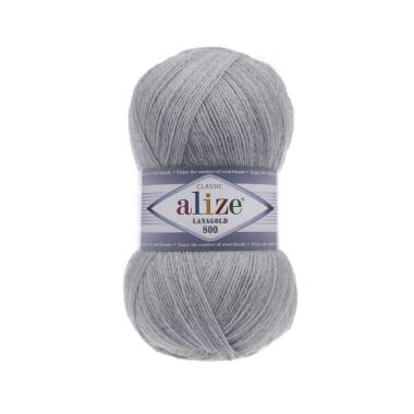 Yarn Alize Angora Lana Gold 800 light gray (684)