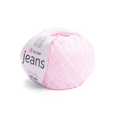 Пряжа YarnArt Jeans ніжно-рожевий (74)