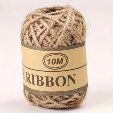 Decorative burlap rope, 10 meters