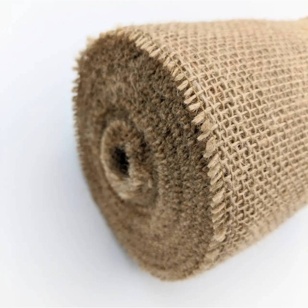 Декоративная лента из джутовой мешковины 5 см, 2 метра