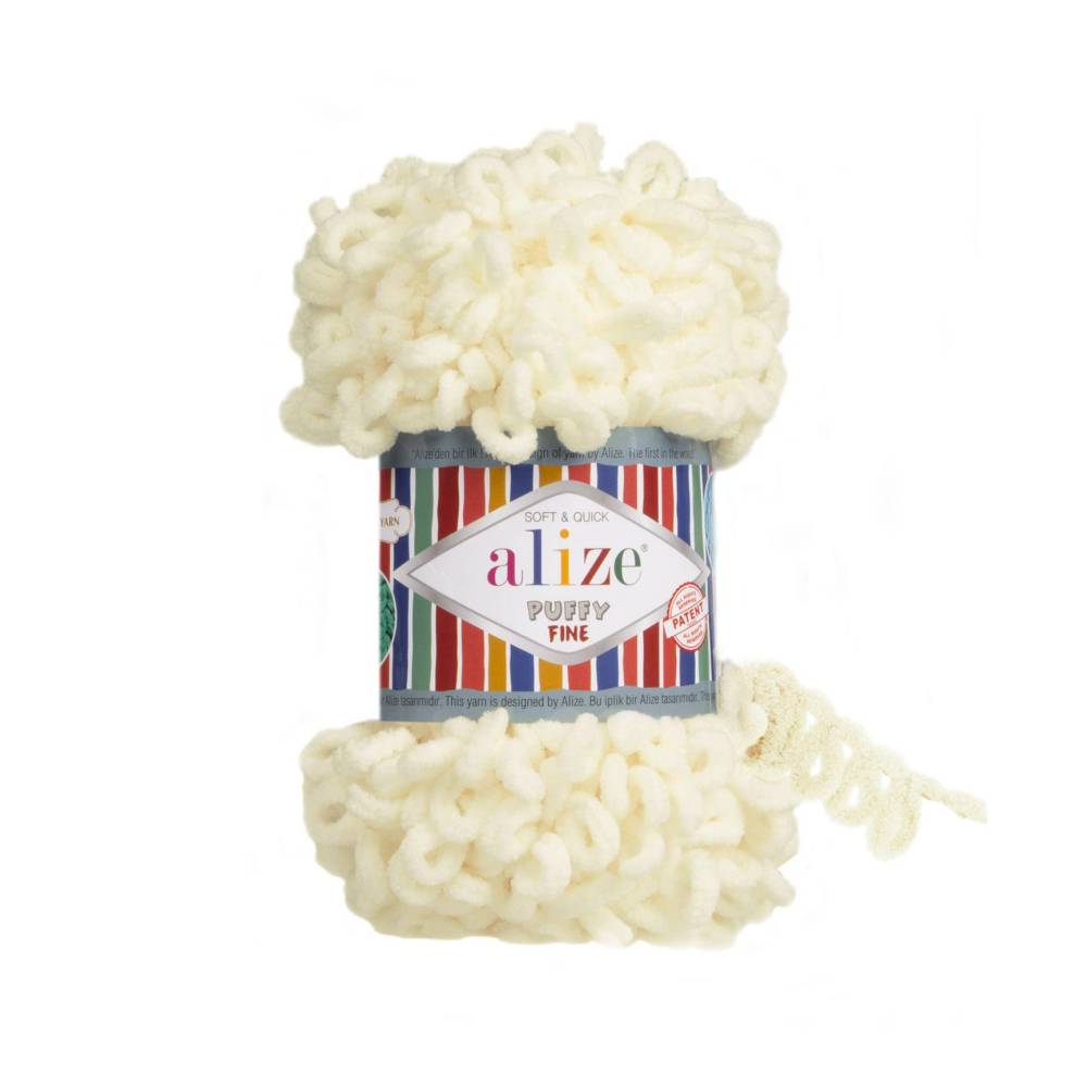 Yarn Alize Puffy Fine milk (62)
