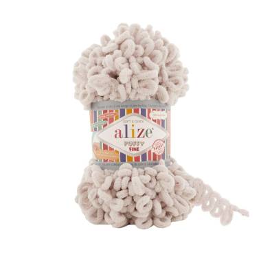 Alize Puffy Fine Yarn Ivory (599)