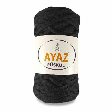 Cotton Cord Puskul Ayaz, Black (1217)