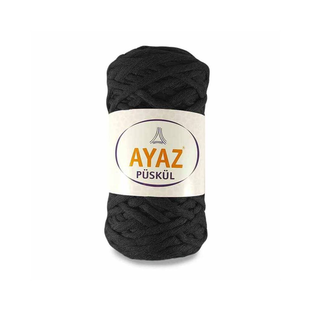 Хлопковый шнур Puskul Ayaz, черный (1217)