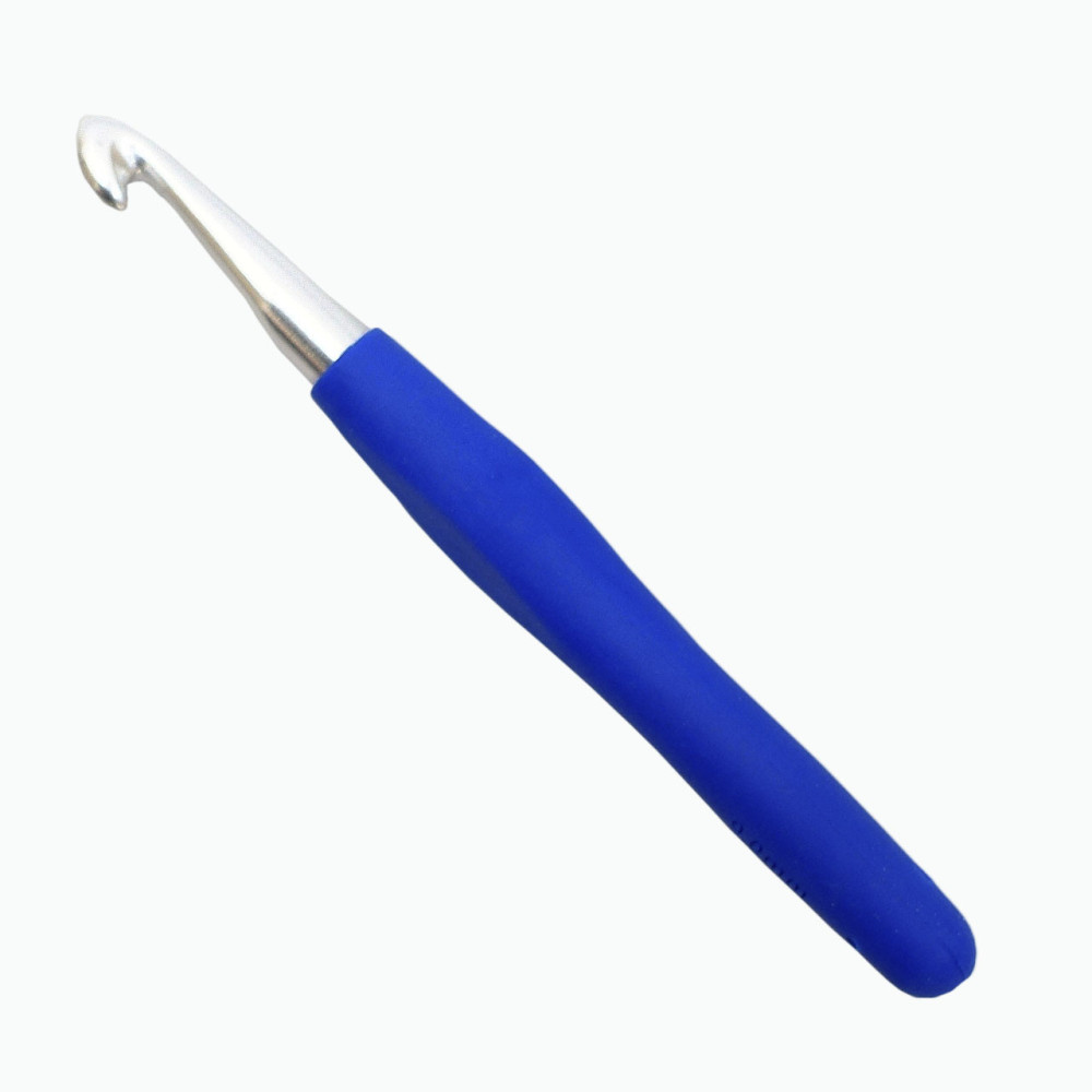 Aluminum hook with soft rubberized handle 10 mm