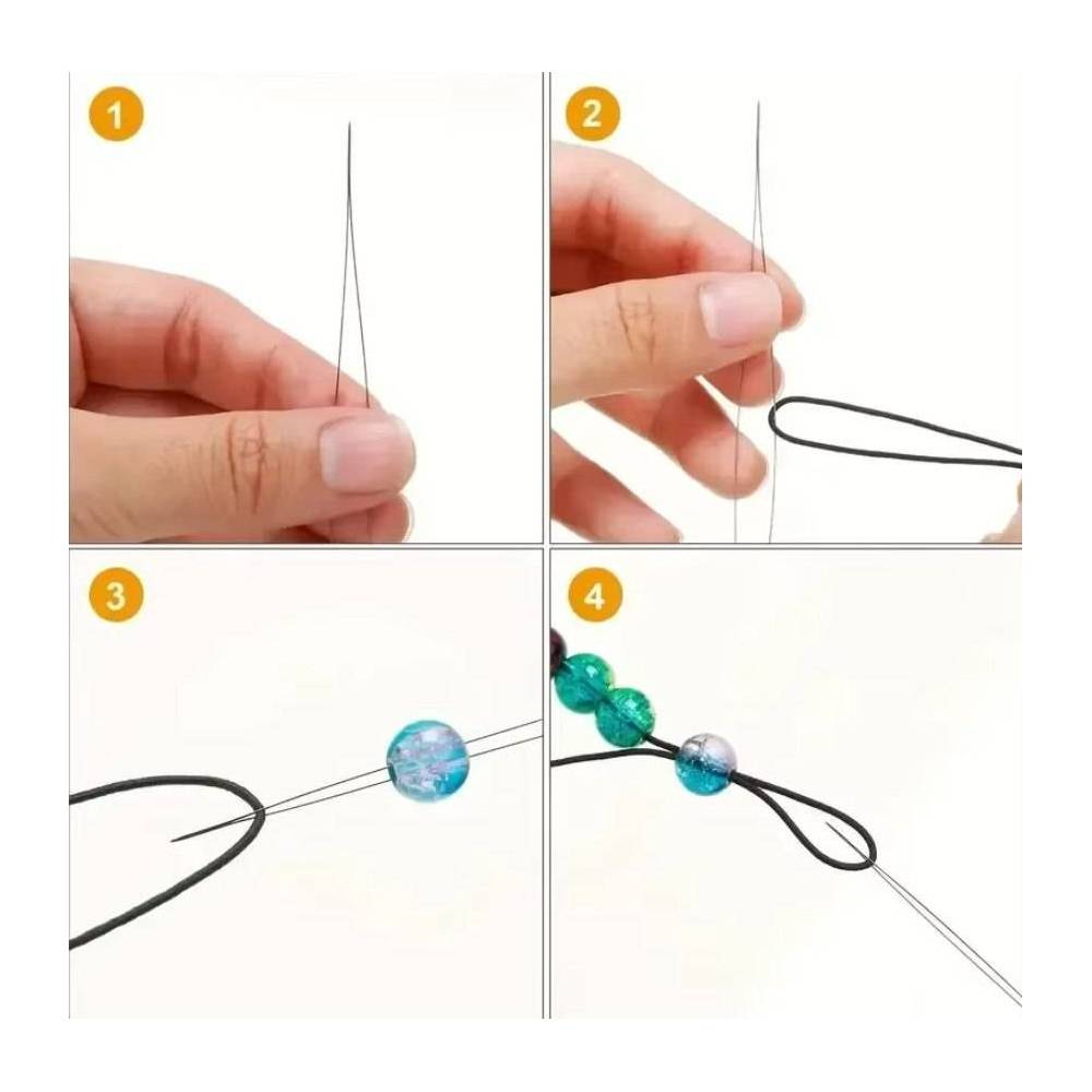 Forked needle for beading, 10 cm, 1 pc.