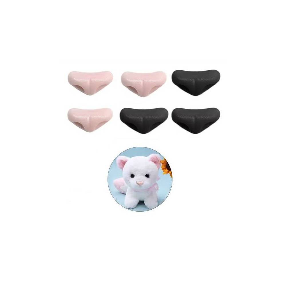 Нос для игрушек кошачий черный 15 мм
