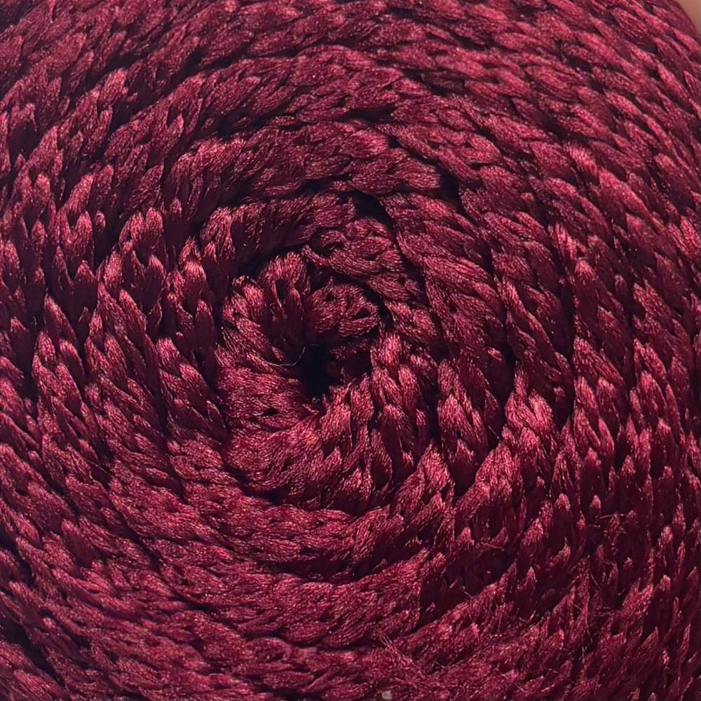 Polypropylene cord Macrame Lux, burgundy (839)