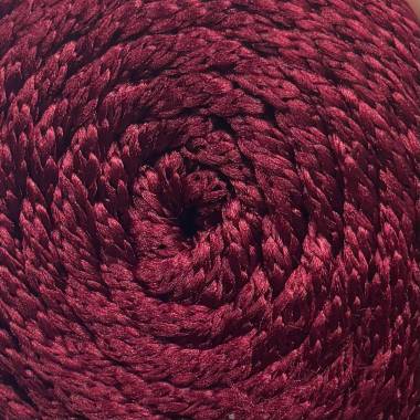 Polypropylene cord Macrame Lux, burgundy (839)