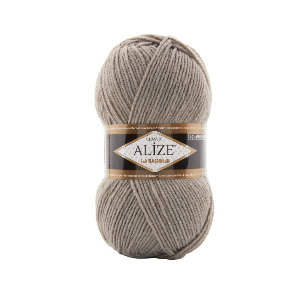 Пряжа Alize Lana Gold светлая норка (990)