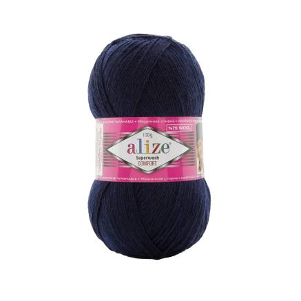 Yarn Alize Superwash Comfort dark blue (958)