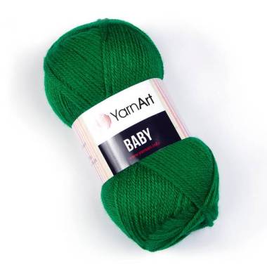 Пряжа YarnАrt Baby зеленый (338)