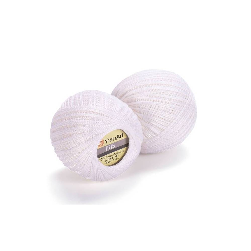 Yarn YarnArt IRIS white (910)