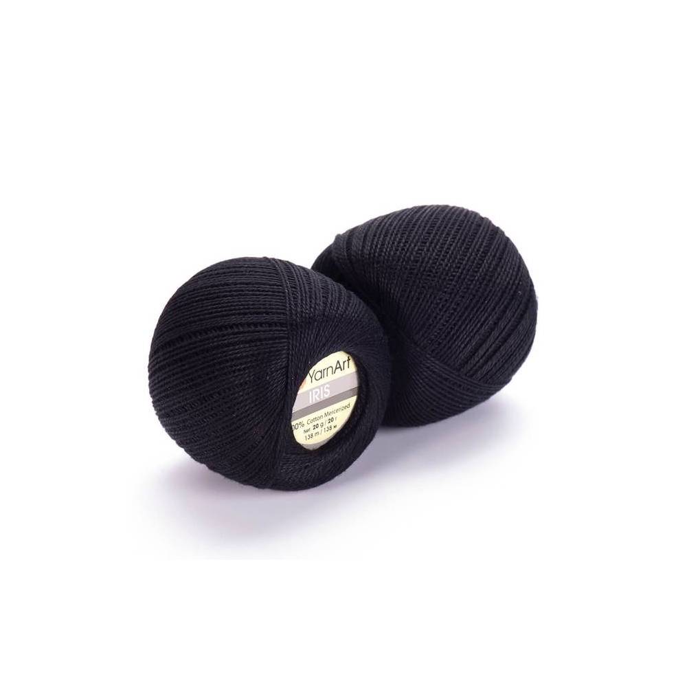 Yarn YarnArt IRIS black (935)