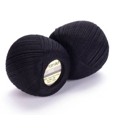 Yarn YarnArt IRIS black (935)