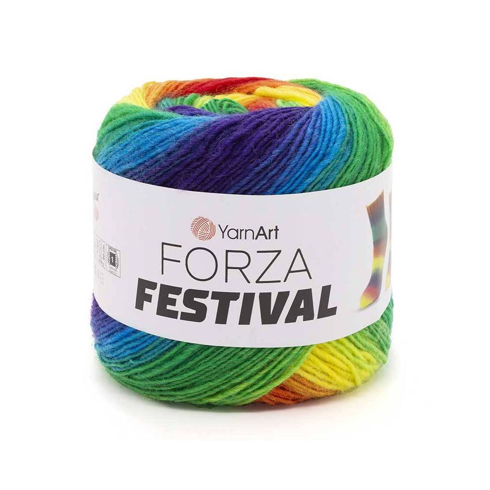 Пряжа YarnArt Forza Festival мультиколор (2914)