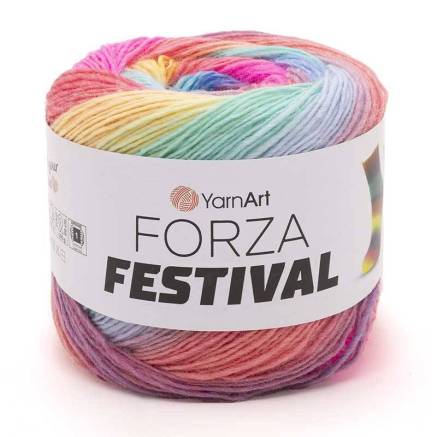 Пряжа YarnArt Forza Festival мультиколор (2915)