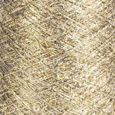YarnArt Paillettes lurex yarn with sequins gold (8002)