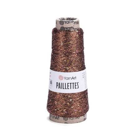 YarnArt Paillettes lurex yarn with sequins bronze (8005)