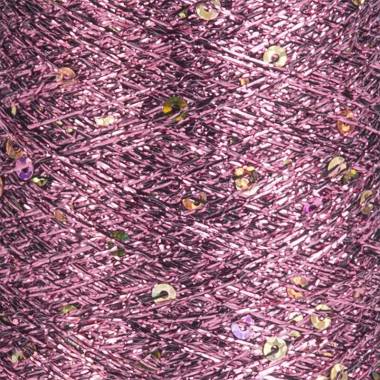 YarnArt Paillettes lurex yarn with sequins pink (8004)
