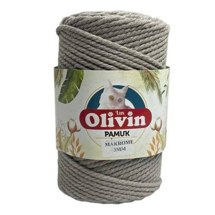 Cotton cord TWIST Premium Yarns, mocha (3540)