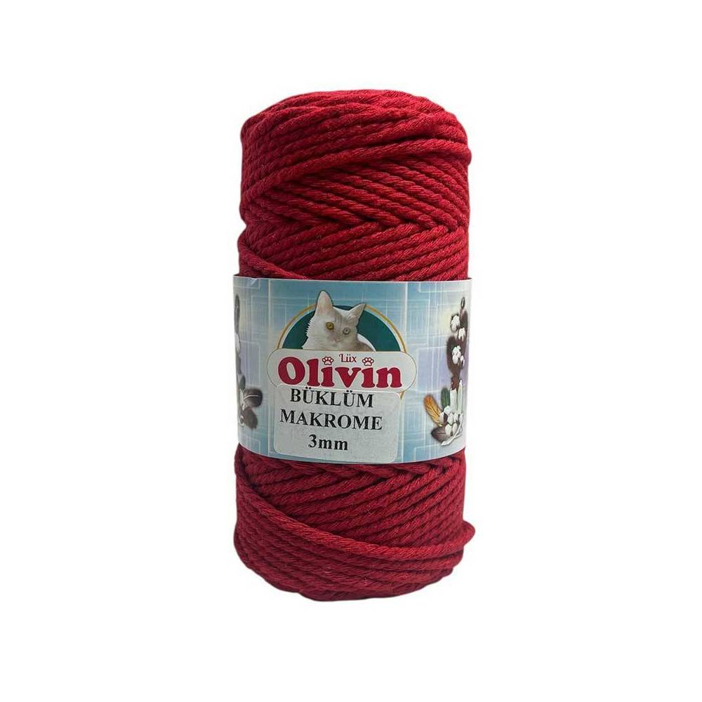 Хлопковый шнур TWIST Premium Yarns, красный (3518)