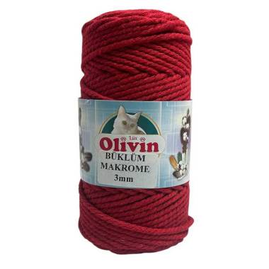 Хлопковый шнур TWIST Premium Yarns, красный (3518)
