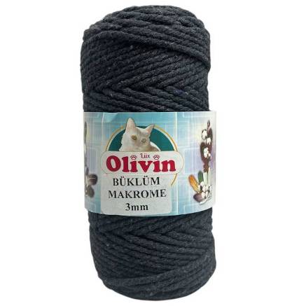 Бавовняний шнур TWIST Premium Yarns, графіт (3517)