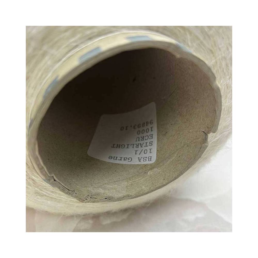 Yarn on a cone Starlight BSA Garne, ecru (700 grams), Nm 1/10
