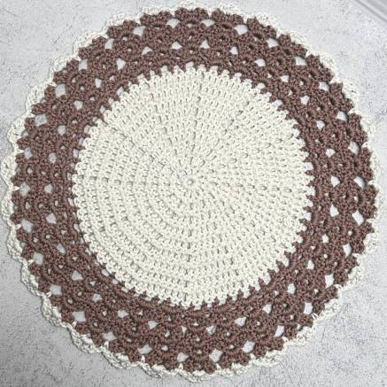 Handmade crocheted napkin