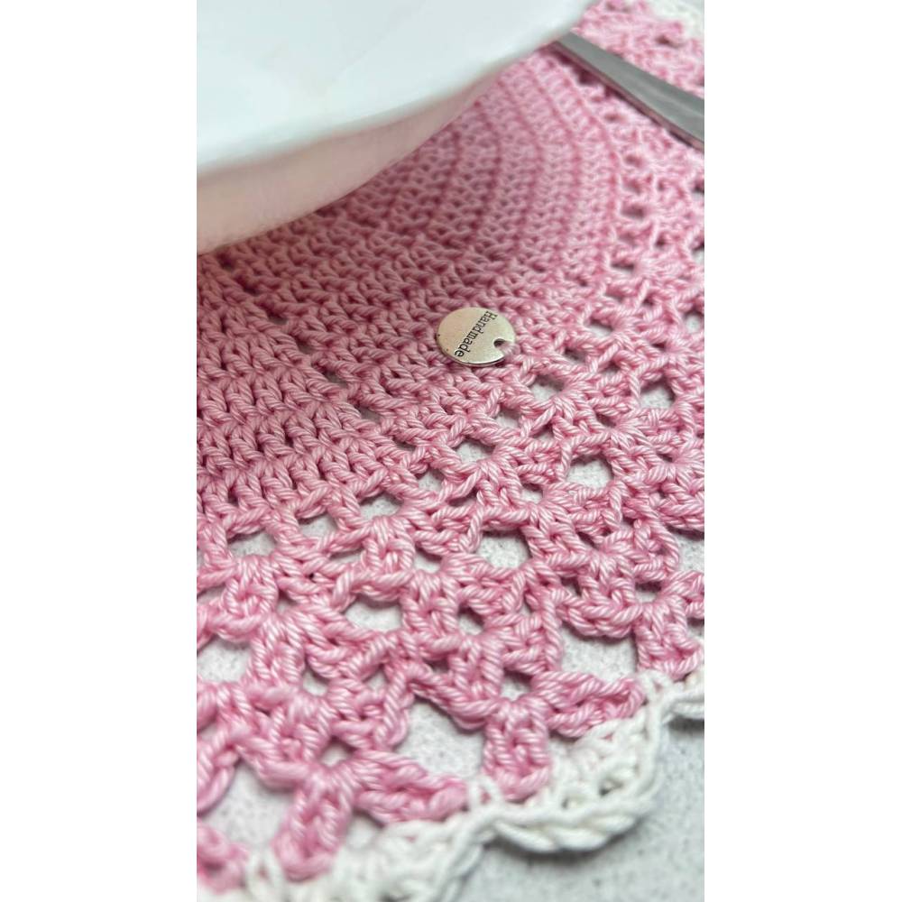 Handmade crocheted napkin