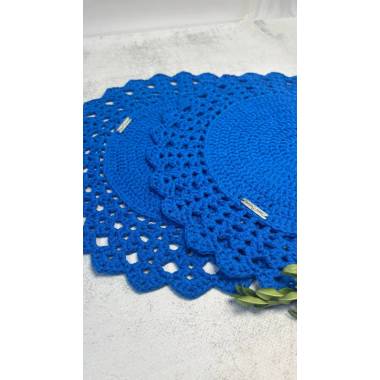 Set of 2 handmade crocheted napkins
