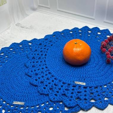 Set of 2 handmade crocheted napkins