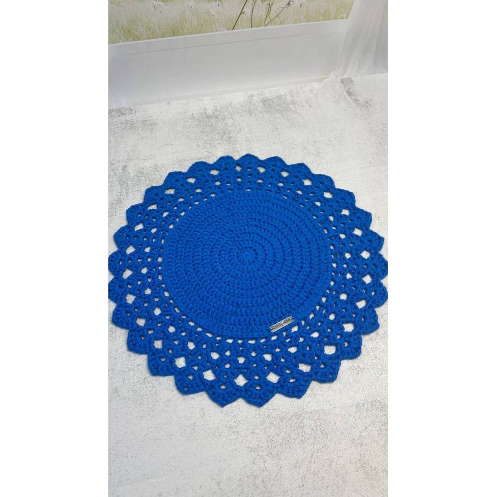 Handmade crocheted napkin