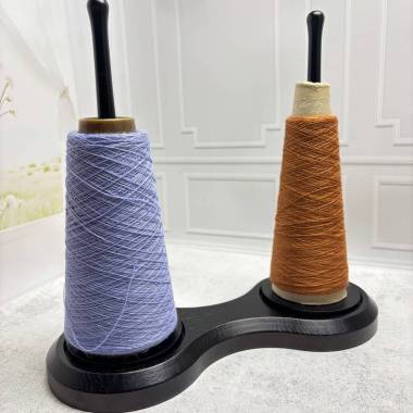 Double Yarn Holder black – Knitting Accessory | Petelka